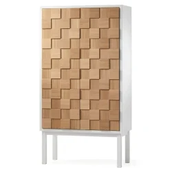 A2 Display & Glass Cabinets*Collect 2016 cabinet, oiled oak- White