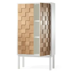 A2 Display & Glass Cabinets*Collect 2016 cabinet, oiled oak- White