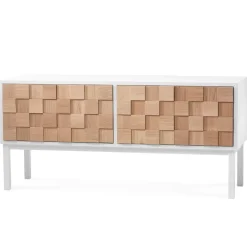 A2 T.V & Media Units|Dressers & Sideboards*Collect 2016 media bench with leg, oiled oak- White