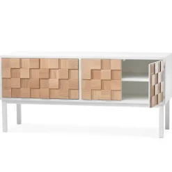 A2 T.V & Media Units|Dressers & Sideboards*Collect 2016 media bench with leg, oiled oak- White