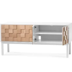 A2 T.V & Media Units|Dressers & Sideboards*Collect 2016 media bench with leg, oiled oak- White
