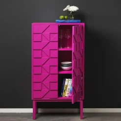 A2 Display & Glass Cabinets*Collect cabinet 2011, Cerise Purple