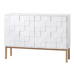 A2 Display & Glass Cabinets*Collect cabinet 2010 low, oiled oak White