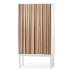 A2 Display & Glass Cabinets*Collect cabinet 2013 oak, White leg Brown