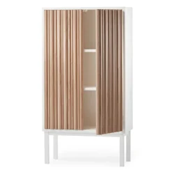 A2 Display & Glass Cabinets*Collect cabinet 2013 oak, White leg Brown