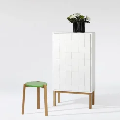A2 Display & Glass Cabinets*Collect cabinet 2010 oak, Oak leg White