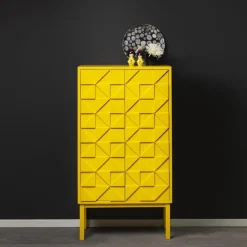 A2 Display & Glass Cabinets*Collect cabinet 2011, Yellow White