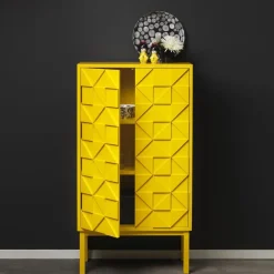 A2 Display & Glass Cabinets*Collect cabinet 2011, Yellow White