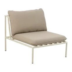 Brafab Garden Sofas & Garden Benches*Collier sofa module, Pearl -teddy beige, middle section White