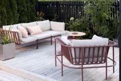 Brafab Garden Sofas & Garden Benches*Collier sofa module, Zin -teddy beige, corner Red
