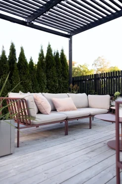 Brafab Garden Sofas & Garden Benches*Collier sofa module, Zin -teddy beige, corner Red