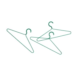 HAY Clothes Racks, Coat Stands & Hangers|Clothes Hooks & Hangers*Colour hanger 3-pack, Jungle Green