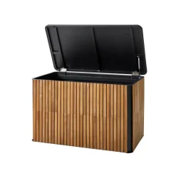 Cane-line Garden Details & Accessories*Combine cushion box, Teak, lava grey, small Brown