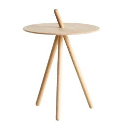 Woud Side Tables*Come here table, soaped oak Brown