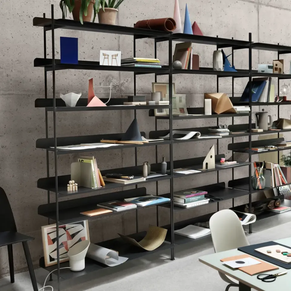 Muuto Shelves & Shelving Systems*Compile configuration 1 shelving system, Black