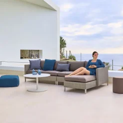 Cane-line Outdoor Lounge Furniture|Seating*Connect armchair weave, Taupe Beige