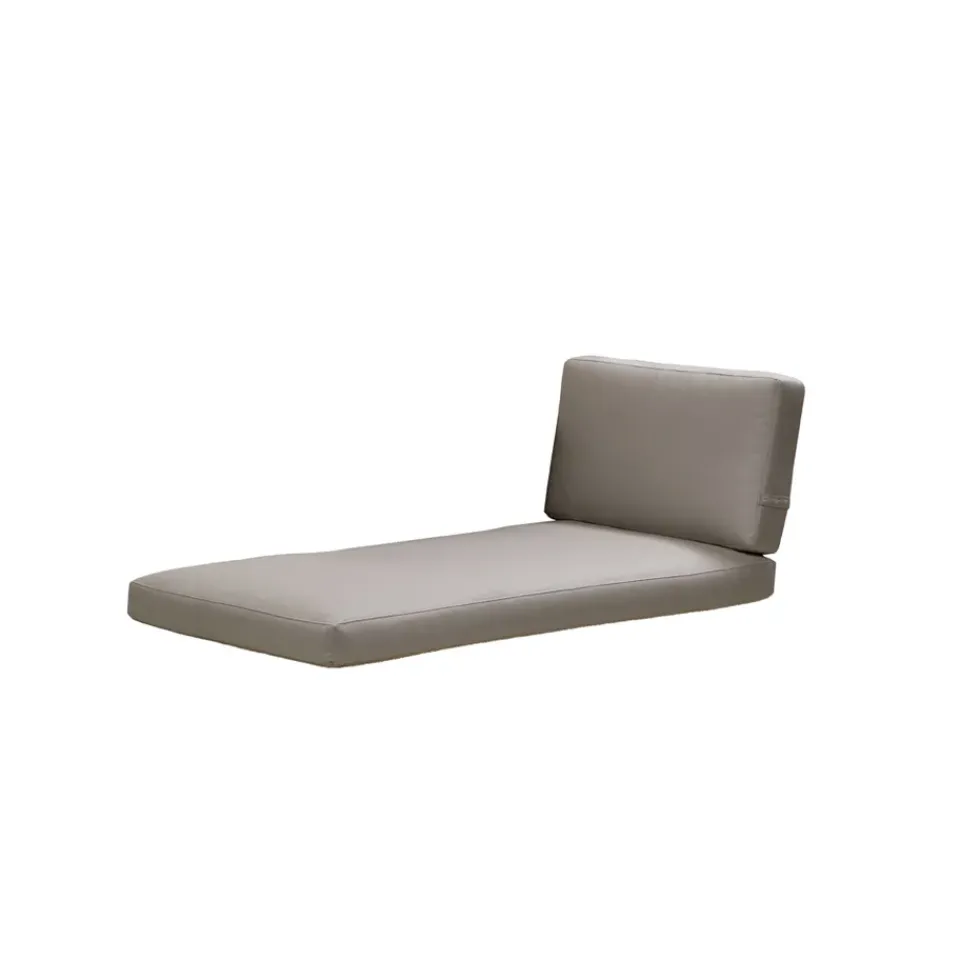 Cane-line Seat Cushions & Pads*Connect cushion set chaise lounge module, Natté taupe Beige