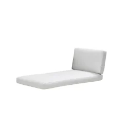 Cane-line Seat Cushions & Pads*Connect cushion set chaise lounge module, Natté White