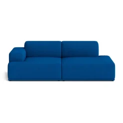 Muuto Sofas*Connect soft modular sofa 2-seater A+D hallingdal 750 Blue