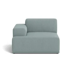 Muuto Sofas*Connect soft module Re-wool nr.718 light , Armrest left (A) Blue