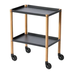 Andersen Furniture Serving Trolleys*Connect table, Oiled oak, metal Black