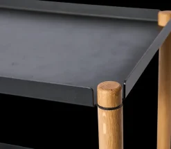 Andersen Furniture Serving Trolleys*Connect table, Oiled oak, metal Black