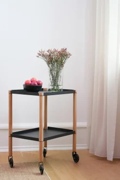 Andersen Furniture Serving Trolleys*Connect table, Oiled oak, metal Black