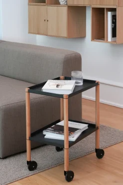 Andersen Furniture Serving Trolleys*Connect table, Oiled oak, metal Black