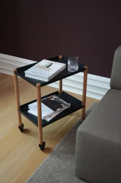 Andersen Furniture Serving Trolleys*Connect table, Oiled oak, metal Black