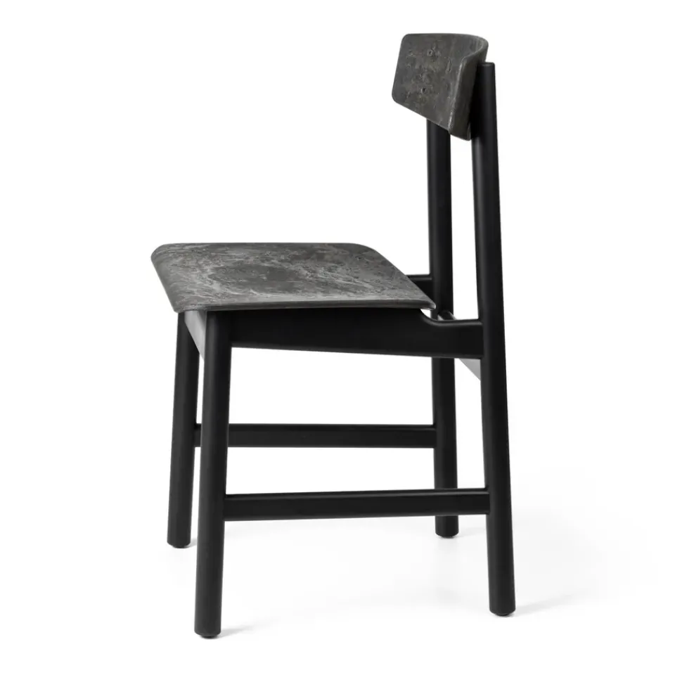 Mater Chairs*Conscious BM3162 chair, beech-coffee waste Black