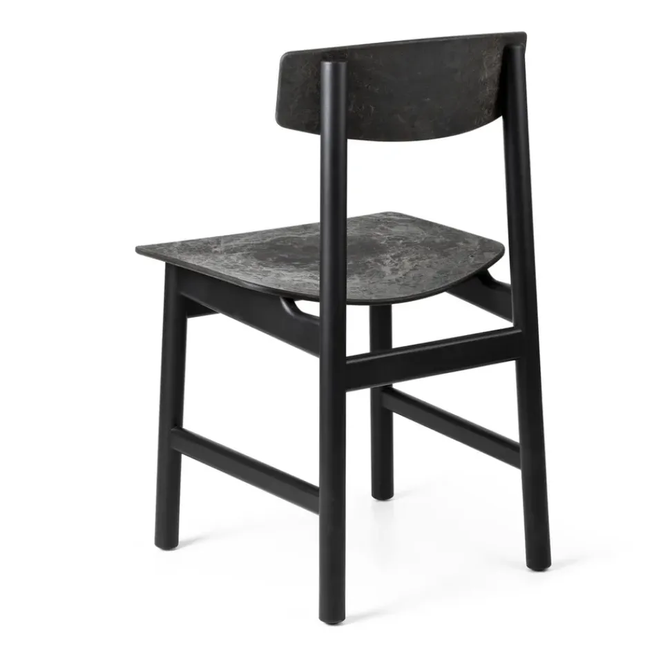 Mater Chairs*Conscious BM3162 chair, beech-coffee waste Black
