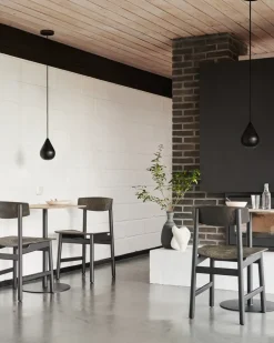 Mater Chairs*Conscious BM3162 chair, beech-coffee waste Black