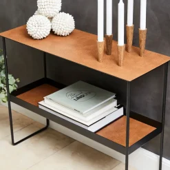 LIND DNA Side Tables*Console Bull sideboard 2 heights, nature Brown