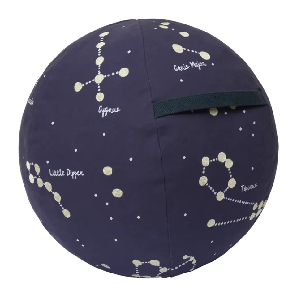 Ferm Living Sitting Poufs*Constellation pouf, Dark , Ø50 cm Blue