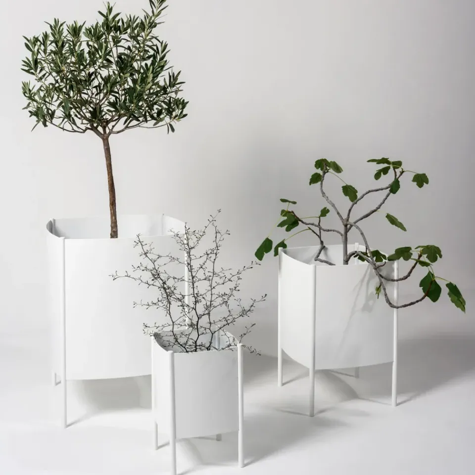 SMD Design Garden Details & Accessories*Convex Pot pot, , small Ø23 cm White