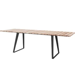 Cane-line Table For Outdoor Use*Copenhagen dining table, Teak, lava grey stand Brown
