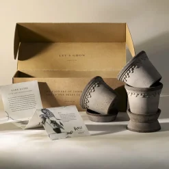 Bergs Potter Garden Details & Accessories*Copenhagen pot Ø10 cm 3-pack, Grey