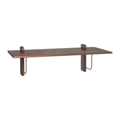 Audo Copenhagen Desks*Corbel desk 100x45cm, Dark stained oak Brown