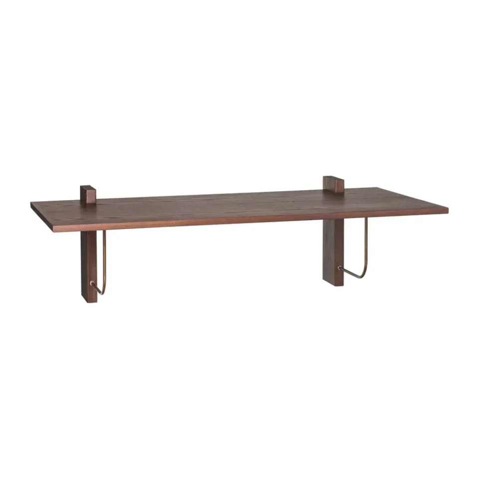 Audo Copenhagen Desks*Corbel desk 100x45cm, Dark stained oak Brown