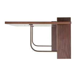 Audo Copenhagen Desks*Corbel desk 100x45cm, Dark stained oak Brown