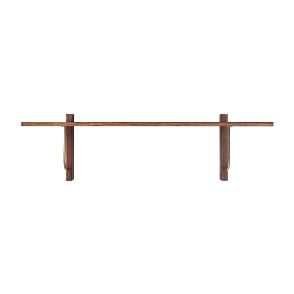 Audo Copenhagen Shelves & Shelving Systems*Corbel shelf 100x30cm, Dark stained oak Brown