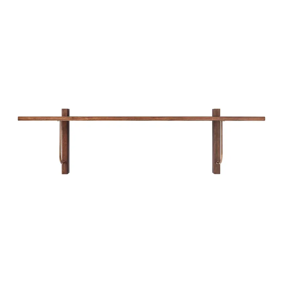 Audo Copenhagen Shelves & Shelving Systems*Corbel shelf 100x30cm, Dark stained oak Brown