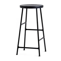HAY Bar Stools*Cornet bar stool 65 cm, Soft oak-soft Black