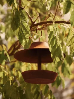 Ferm Living Garden Details & Accessories*Cortivo bird feeder, Rust, Ø25x100 cm Brown