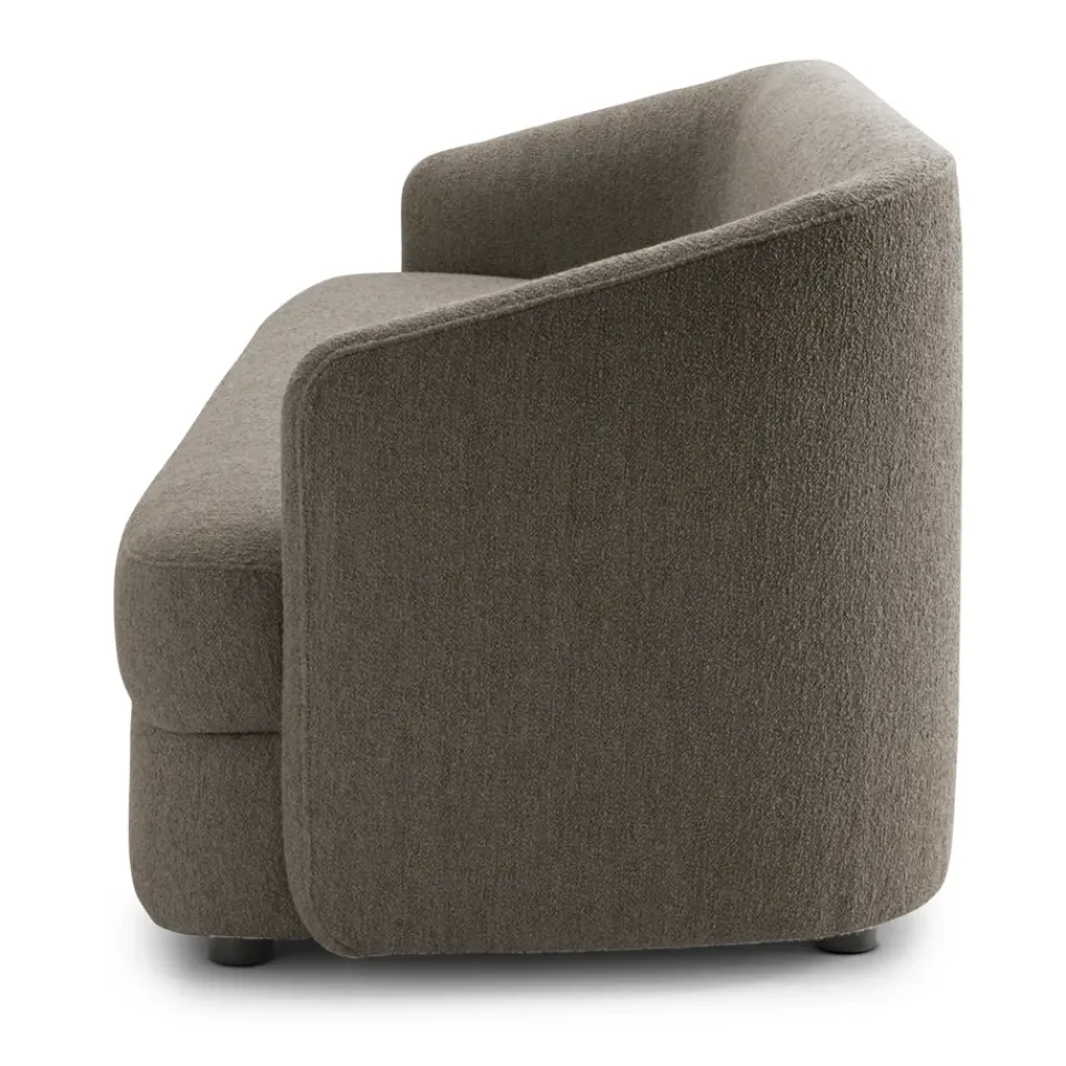 New Works Sofas*Covent 3-seater sofa, Dark Taupe BrownGrey