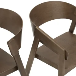 Muuto Chairs*Cover Armchair, Stained dark Brown