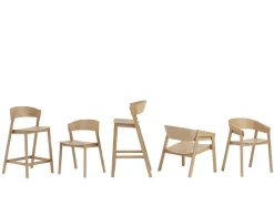 Muuto Bar Stools*Cover bar stool, Oak BeigeBrown