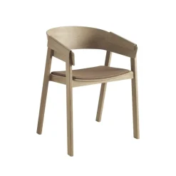 Muuto Chairs*Cover chair upholstered seat, Remix 252-Oak Brown