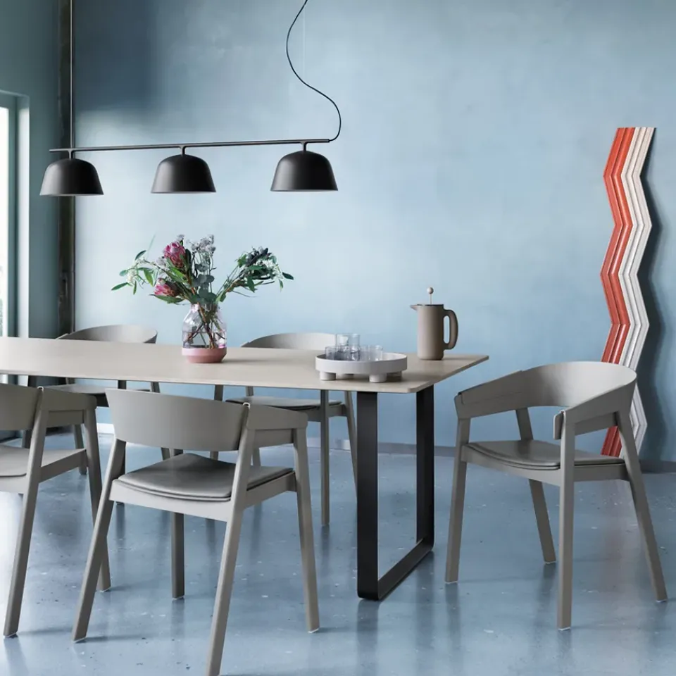 Muuto Chairs*Cover chair upholstered seat, Remix 252-Oak Brown