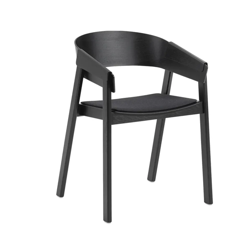 Muuto Chairs*Cover chair upholstered seat, Remix 183- Black